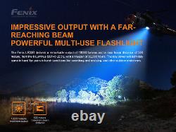 Fenix Lr35r 10000 Lumen Long Throw Lampe De Poche Rechargeable Led Avec Batteries 4x