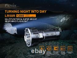 Fenix Lr50r 12000 Lumen Super Bright High Lumen Lampe De Poche Rechargeable