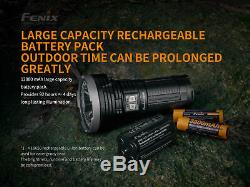 Fenix ​​lr40r 12000 Lumen Usb Lampe De Poche Rechargeable Avec Batterie De Cas
