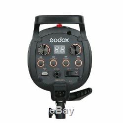 Godox 3x Qt-1200 1200w Haute Vitesse Studio Flash Stroboscopique Softbox Trigger Light Kit