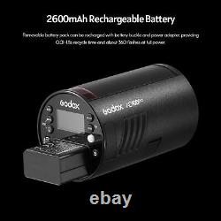 Godox Ad100pro 100w Pocket Flash Light 2.4g Ttl 1/8000s+li-ion Batterie Uk Stock