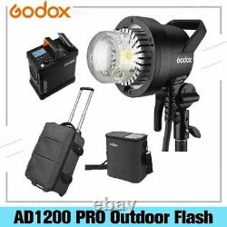 Godox Ad1200pro 1200ws 2.4g Ttl 1/8000 Hss 40w Outdoor Flash Strobe Monolight