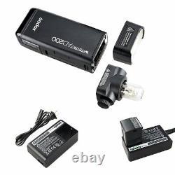 Godox Ad200 2.4g Ttl 1/8000s Hss Flash Speedlite+x1t-n +softbox+bd-07 F Nikon
