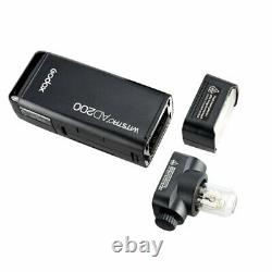 Godox Ad200 200w 2.4g Ttl Flash Strobe 1/8000s Hss Pocket Flash Monolight Light