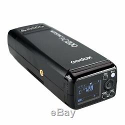 Godox Ad200 200w 2.4g Ttl Stroboscope 1 / 8000s Hss Pocket Flash Monolight Lumière