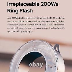 Godox Ad200 Pro Avec R200 Ring Flash Head 200ws Ttl/hss Batterie Powered Strobe