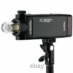 Godox Ad200pro Flash Light Extérieur 200ws Ttl 2.4g 1/8000 Hss Strobe Flash Light