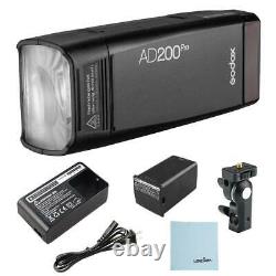 Godox Ad200pro Outdoor Strobe Light 200ws Ttl Flash Hss 1/8000s Flash Compact