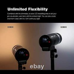 Godox Ad300pro Portable Flash Light Vedio Monolight Strobe 5600k±100k 3