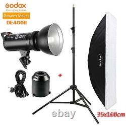 Godox De400ii 400w 2.4g Studio Strobe Flash Light Avec 35x160cm Softbox + Support
