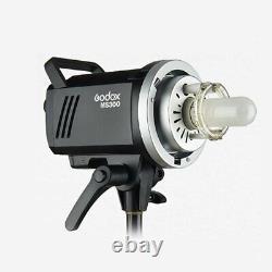 Godox MS300 GN58 2.4G Tête de flash de studio Monolight Bowens Sftbox Pied de lumière