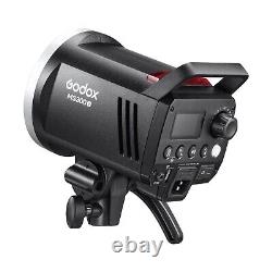 Godox MS300-V 300W GN58 2.4G 5800K Speedlite Strobe Light pour la photographie en studio.