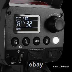 Godox MS300-V 300W GN58 2.4G 5800K Speedlite Strobe Light pour la photographie en studio.