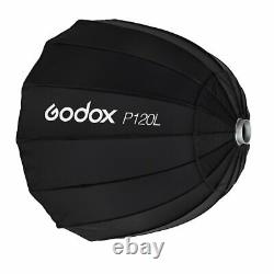 Godox P120l 120cm Bowens Mount Parabolic Softbox + Stand For Strobe Flash Light