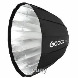 Godox P120l 120cm Parabolique Softbox Bowens Mount Pour Studio Strobe Flash Light