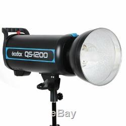 Godox Qs-1200 1200w Photography Studio Strobe Flash Light Bowens Mont 220 V