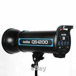 Godox Qs-1200 1200w Photography Studio Strobe Flash Light Bowens Mont 220 V