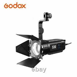 Godox S30 30w 5600k Lumière Led Continue Strobe Lumière Studio Lampe Et Porte D'étable