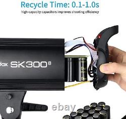 Godox SK300II 300w Éclairage stroboscopique de studio photographique + XproII-L pour Leica UK