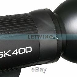 Godox Sk-400 400w Photographie Clignotements Strobe Éclairage De Studio Ampoule Lampe Frontale 220 V