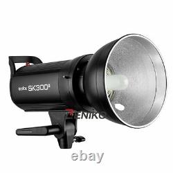 Godox Sk300ii 2.4g De Studio De Photographie Lampe Flash Stroboscopique Tête 220 V