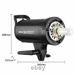 Godox Sk300ii 300ws 2.4g X System Flash Stroboscopique Head Light+bd-04 Barn Door 4color