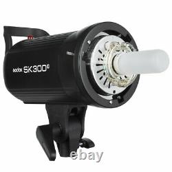 Godox Sk300ii 300ws Gn58 Stroboscope Speedlite Light & 150ws Modélisation Kit Lampe