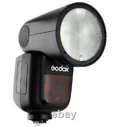 Godox V1-c Strobe Flash Speedlite Avec Transmetteur Sans Fil Xpro Pour Canon