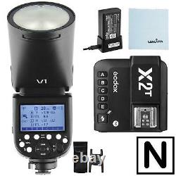 Godox V1-n Flash Strobe V1 Speedlite Avec Transmetteur Sans Fil X2t Pour Nikon