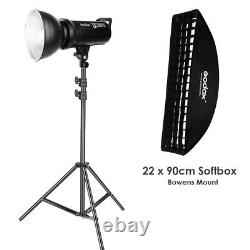 Lampe Flash Godox De300ii 300ws Studio Strobe + 22x90cm Grid Softbox