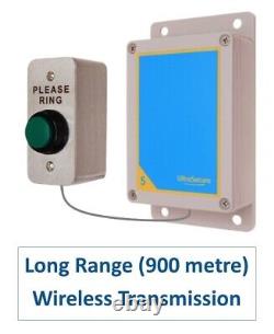 Long Range (900 Metre) Sans Fil's' Range Siren & Flashing Strobe System