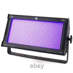 Lumière stroboscopique LED 1000W pour DJ Disco Effet de scène 4 Couleur Éclairage flash orageux