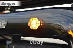 Montage en surface LED clignotante ambre 12/24v avec boulons (encastrée) - 4 LED x2