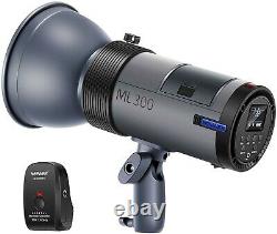Neewer Ml300 Gn60 300w Studio Flash Strobe Light Avec Batterie Li-ion & Trigger