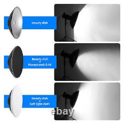 Neewer Photo Studio Strobe Flash Light Reflector Beauty Dish Avec Honeycomb Grid