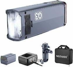 Neewer Q3 200ws 2.4g Ttl Flash Strobe 1/8000 Hss Sans Fil Monolight Avec 3200mah