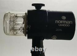 Norman Lh4000 Photo Strobe Flash Light Avec Trépied P4000 Power Pack + Softbox
