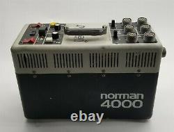 Norman Lh4000 Photo Strobe Flash Light Avec Trépied P4000 Power Pack + Softbox