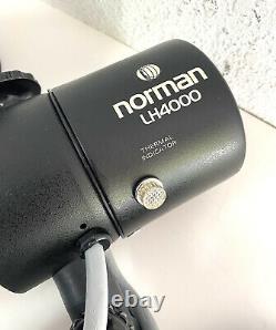 Norman Lh4000 Tête De Strobe Par Tube Et Ventilateur De Refroidissement Avec Indicateur Thermique Mint