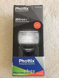 Phottix Ph80373 Kit Flash Mitros+ Ttl Pour Appareils Photo Canon