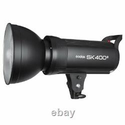 Royaume-Uni 2Godox SK400II 400W 2.4G Flash + Grid softbox + pied de lumière 2m + Xpro-C pour Canon