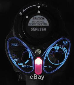 Sea & Sea Ys-d3 Photographie Sous-marine Strobe Flash Light / Fibre Cable & Gift Jacke