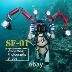 Seafrogs SF-01 100m/325ft Lampe Flash Étanche pour Appareil Photo Sous-Marin 32GN