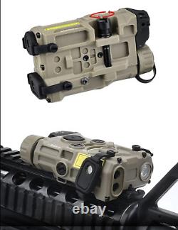 Sur le pistolet laser (OGL) laser rouge, laser infrarouge et lampe de poche et stroboscope PEQ 15 NGAL