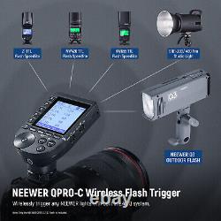 Translate this title in French: NEEWER Q3 200Ws 2.4G TTL Flash 1/8000 HSS Strobe Light Photography Monolight

NEEWER Q3 200Ws 2.4G TTL Flash 1/8000 HSS Strobe Light Photography Monolight

NEEWER Q3 200Ws 2.4G Flash TTL 1/8000 HSS Lumière stroboscopique Monolight pour la photographie