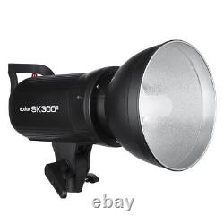 UK 3 Godox SK300II 300WS 2.4G Système sans fil X Flash Lumière Strobe Kit de mariage