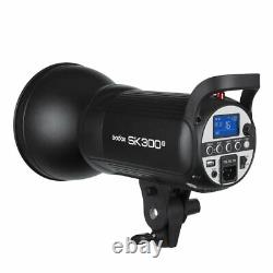 UK 3Godox SK300II 300Ws Studio Flash Strobe Light+X1 Déclencheur Avec Diffuseur Gratuit