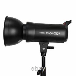 Uk 1200w 3x Godox Sk400ii 400w 2.4g X Studio Flash Strobe Light Head F Mariage