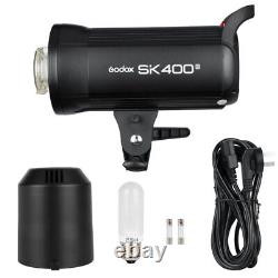 Uk 2godox Sk400ii 400w 2.4g Flash+x1t-n Pour Nikon+light Stand+grid Softbox Kit