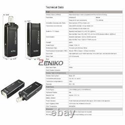 Uk 2pcs Godox 2.4 Ttl Hss Ad200 Flash+x2tc Trigger+6060 Softbox+light Stand Kit